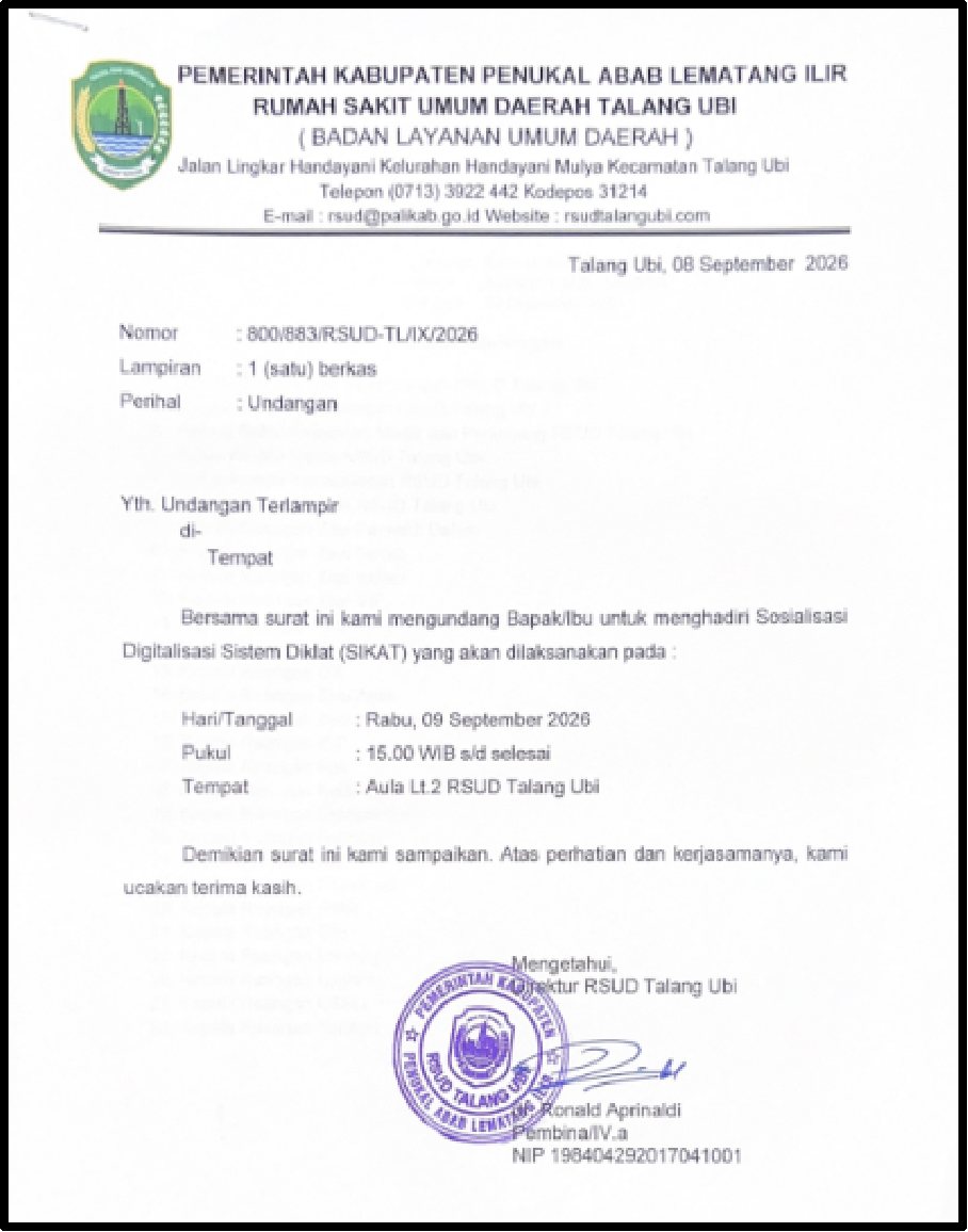 Undangan Sosialisasi Hal 1